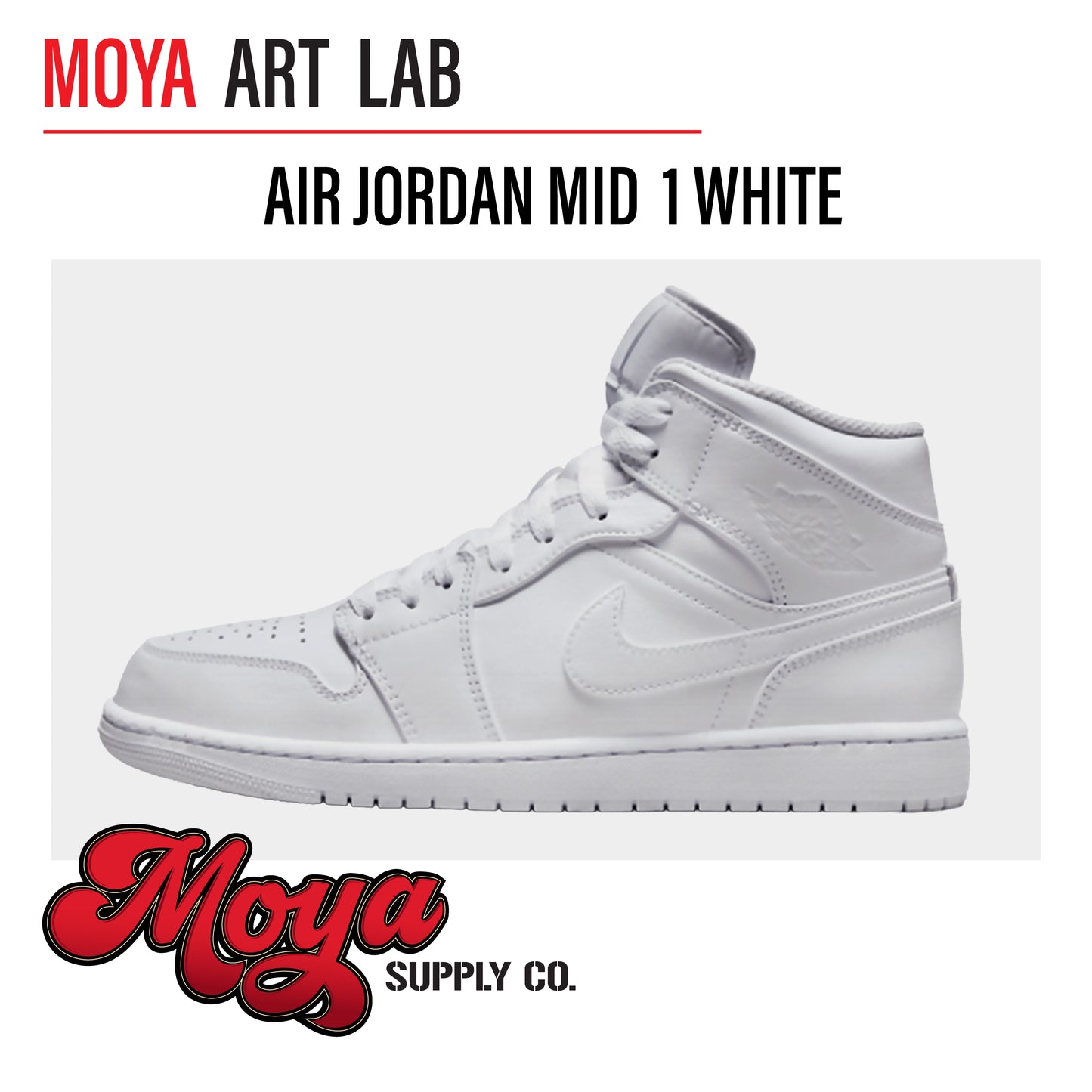 Have It Your Way - Air Jordan 1 Mid White